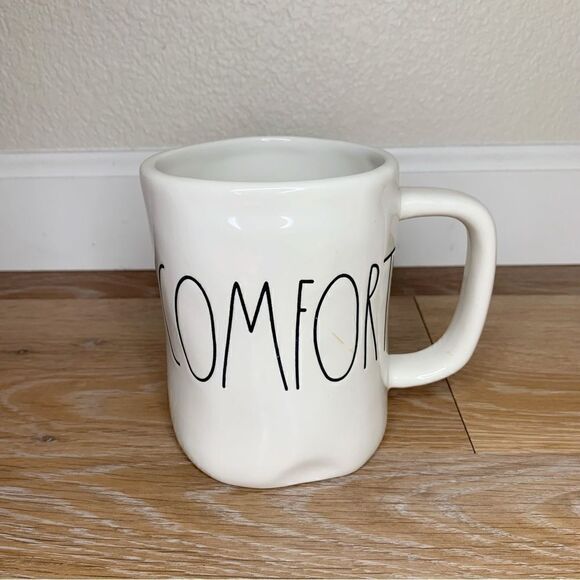 Rae Dunn Comfort, Wish & Bliss White Mug BUNDLE - Picture 3 of 6